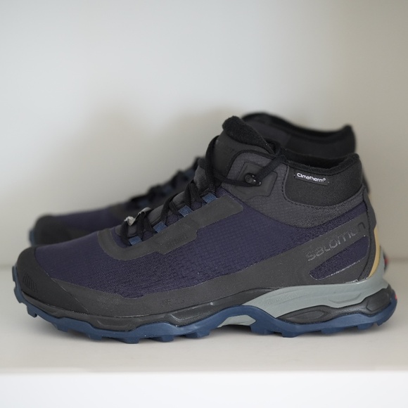 Salomon Mens Shelter CS WP For Carhartt WIP Winter Boots Navy Blue Waterproof 11 main image 5